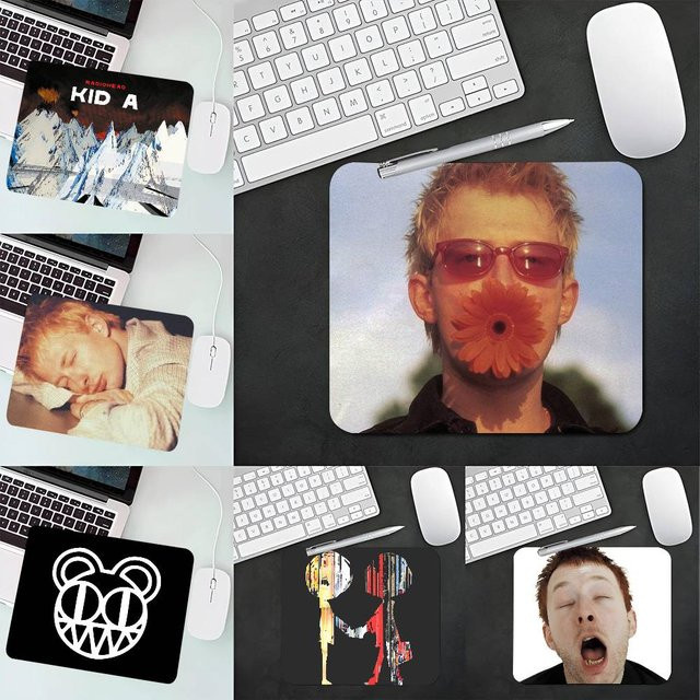 R-Radioheads-R-Rock Band Mauspad und Tastaturpad in Multicolour für Laptop und Schreibtisch - Bild 1