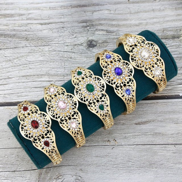 Sunspicems Armband, Gold Farbe, Kristall, Damen - Bild 1