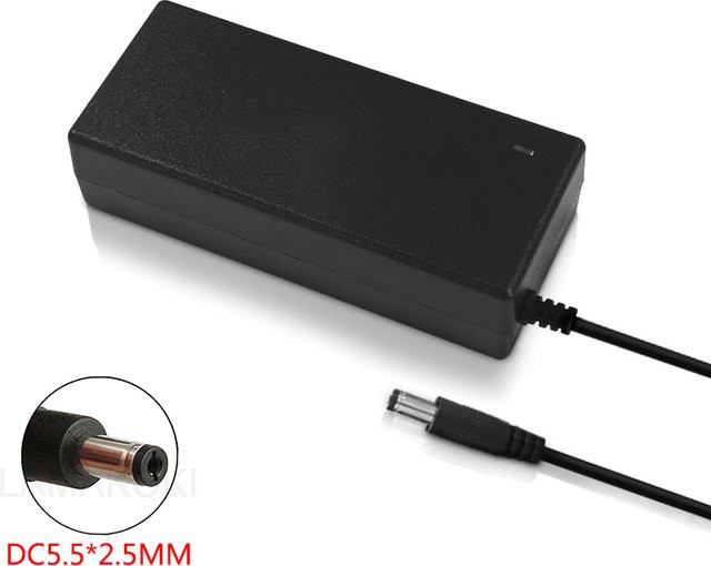 Deexintom Lithium-Batterieladegerät für 6er-Serie, 24V DC, Eingang 100-240V, Ausgang 25,2V, Farbe: Schwarz - Bild 1