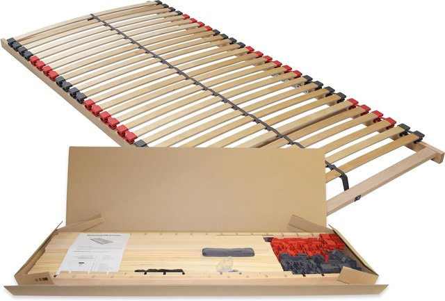 BeMeo Lattenrost Basic aus Buche und Birke B/T/H: 100 x 200 cm - Bild 1