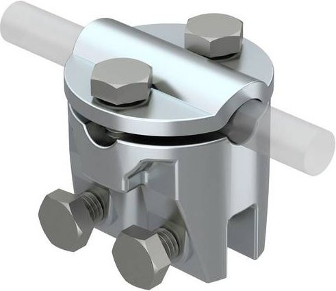 OBO Bettermann 5317010 269 8-10 Montagezubehör Hex in Silber, 20 Stück - Bild 1