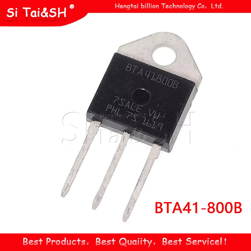 Si Tai&SH BTA41-600B TO-3P Thyristor Set, 5 Stück, Schwarz - Bild 2