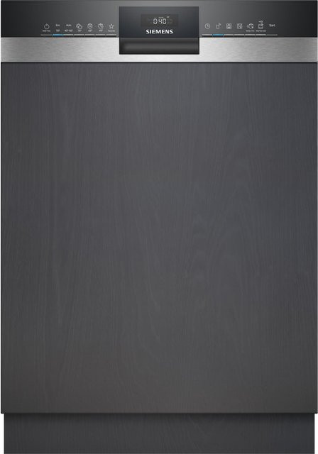 Siemens iQ300 SN53HS03VE Semi-integrierter Geschirrspüler in Schwarz, Breite: 60 cm - Bild 1