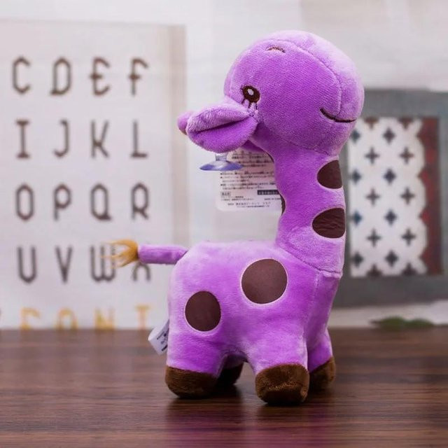 PRELEXT Giraffe Plüschtier, violett, ab 6 Jahren - Bild 1