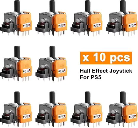 Gryan Hall Effect Joystick 3D Analog Sensor Ersatz ThumbStick für PS5, PS4, Xbox One und Nintendo Switch Pro Controller Reparatur Zubehör, Multicolor - Bild 2