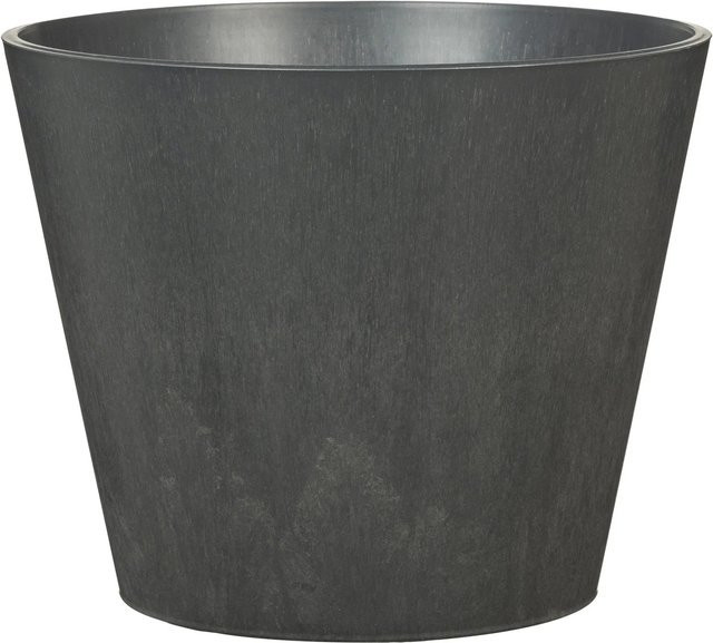 Scheurich Pflanzgefäß Purista+ Blumentopf in Anthrazit-Schwarz mit Bewässerungseinsatz Durchmesser: 30 cm - Bild 1