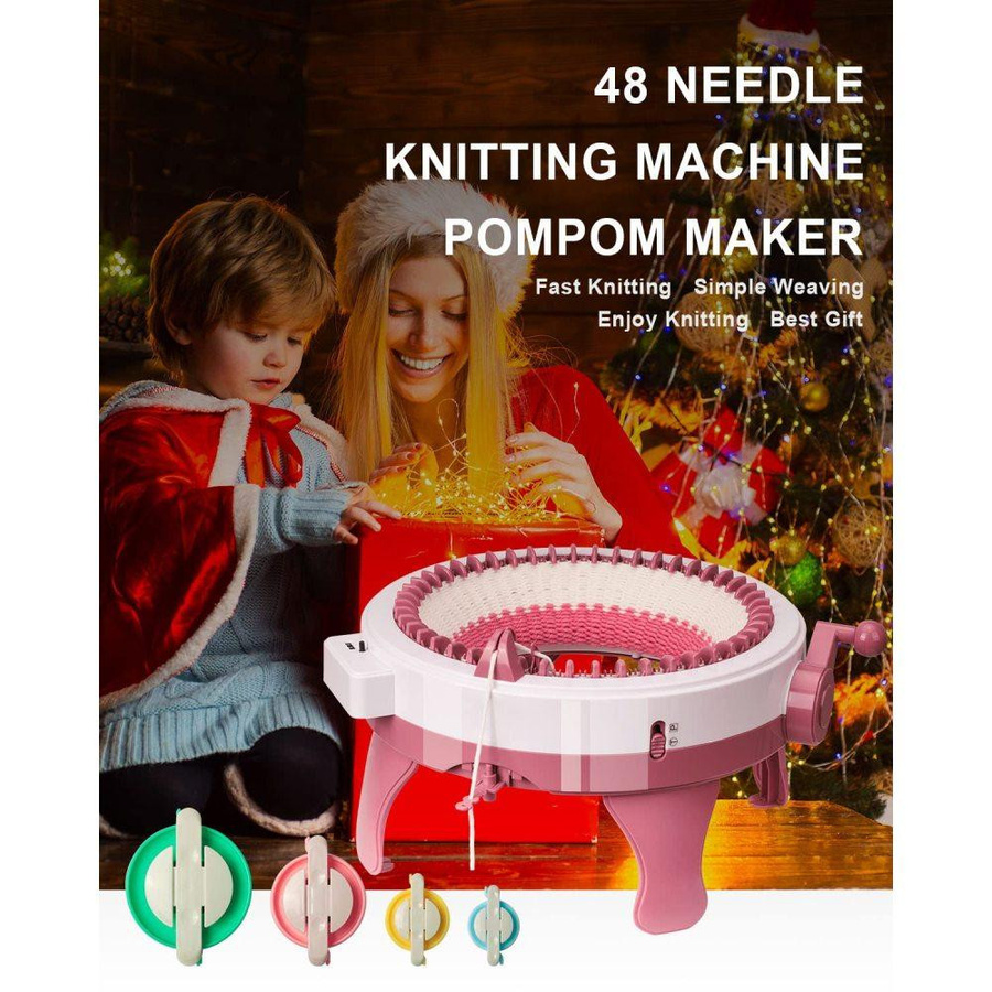 Yazy Smart Weaving Round Loom Strickbrett Kit rot - Bild 2