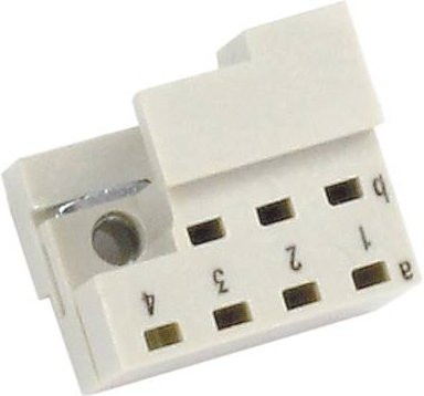 HARTING Kombi-Rastelement B 09060009996 aus Kunststoff in Grau und Weiß - Bild 1