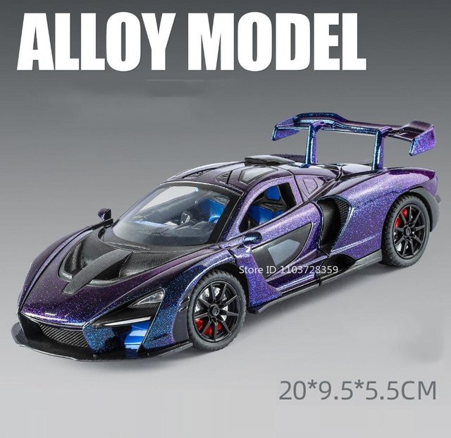 Linyi toy car Huayra Senna Spielzeugauto, 1:24, Metall, ab 14 Jahre - Bild 1