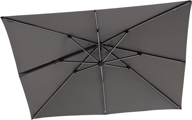 OUTFLEXX Ersatzdach in Grau, 300 x 300 cm, 250 g/m², mit UV-Schutz UV90+ und wasserabweisender Oberfläche - Bild 1