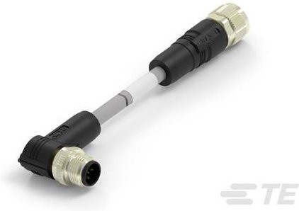 TE Connectivity TAA75AA1611-020 Sensor-Aktor-Steckverbinder konfektioniert in Schwarz - Bild 1