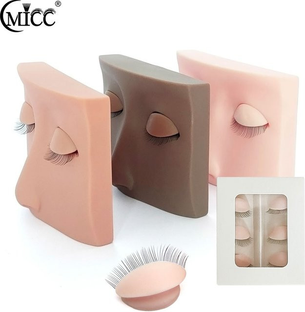 CMICC Silikon-Kosmetikmodell Trainingsset für Wimpernverlängerung - Bild 1