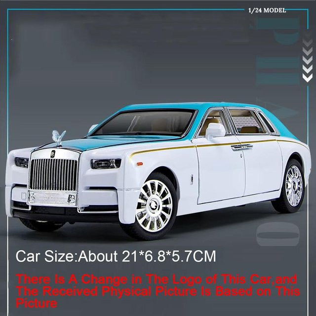 Linyi toy car Rolls Royce Spectre Phantom, Miniaturauto, 1:24, mit Licht und Sound, ab 14 Jahren - Bild 1