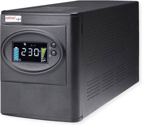Roline LineSecure III 1000 Interaktive USV in Schwarz mit USB-C Anschluss - Bild 1