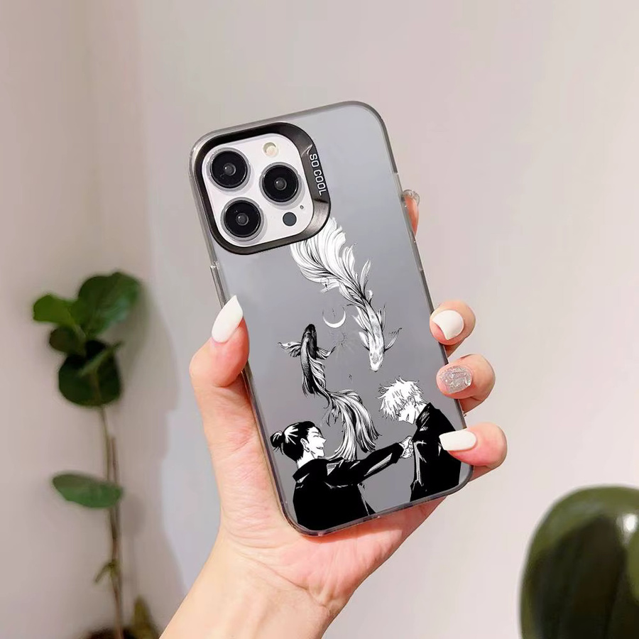 Mesuca Anime Jujutsu Kaisen Handyhülle für iPhone 11 bis 17 Pro Max und weitere Modelle - Bild 5