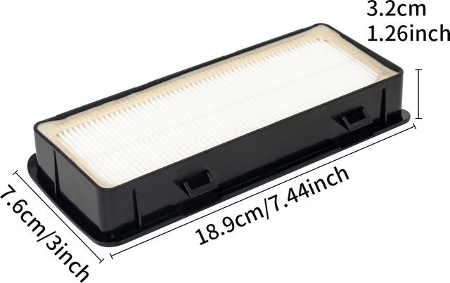 LG ADQ73573301 hocheffizienter Filter für Handstaubsauger der VC4220 VK5320 VC53 VC42 VK75 VK76 Serie in Weiß - Bild 1