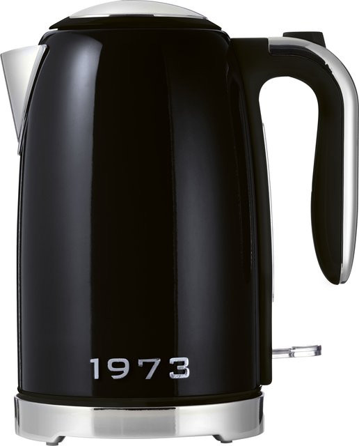 SILVERCREST C4 Wasserkocher aus Edelstahl in Schwarz mit Kalkschutzfilter und Abschaltautomatik - Bild 1