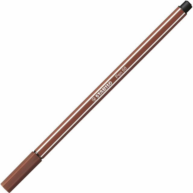 STABILO Pen 68 Filzstift Siena Braun mit feiner Spitze - Bild 1
