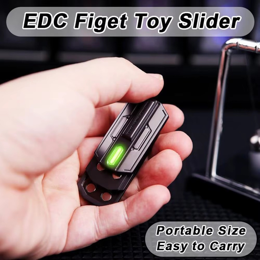 YIJOO Magnetischer Push-Slider, 3-stufig, Metall, Zappelspielzeug - Bild 2