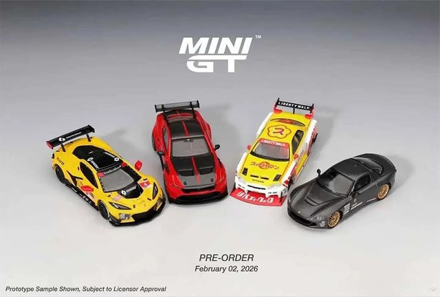 MINI GT Chevrolet Corvette Z06 GT3.R, Automodell, 1:64, Metall - Bild 1