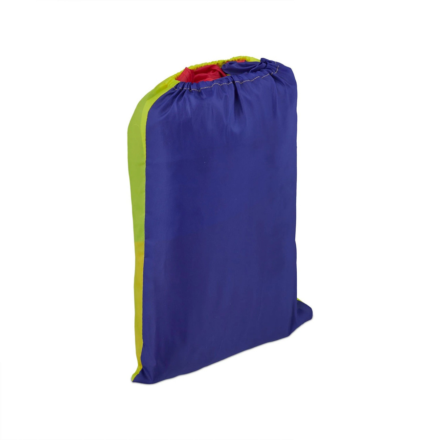 Relaxdays Schwungtuch Regenbogen Polyester Blau Rot Gelb Grün - Bild 2