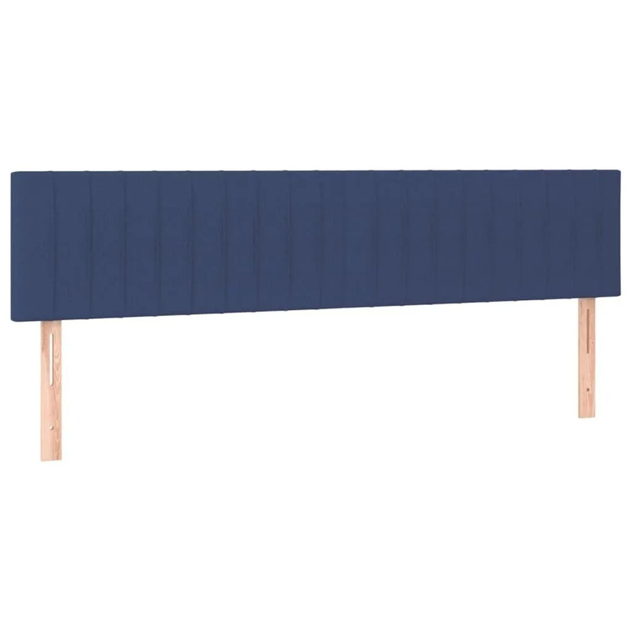 2er-Set vidaXL Kopfteile aus Stoff in Blau, B/T/H: 90 x 5 x 78-88 cm - Bild 2