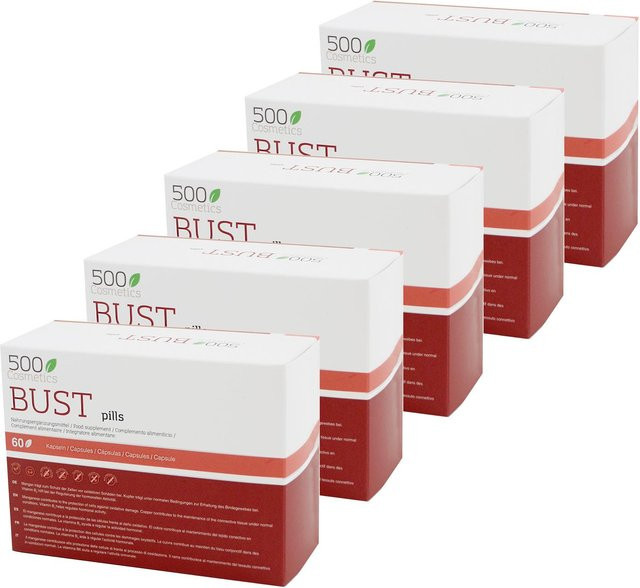 500COSMETICS BUST PILLS Kapseln, Vitamin B6, Damen - Bild 1
