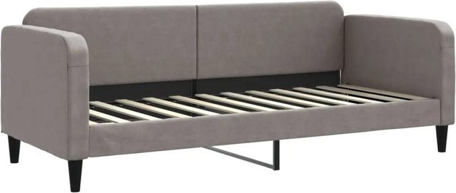 vidaXL Tagesbett in Taupe mit Stoffbezug, B/T/H: 200 x 80 x 75 cm - Bild 1