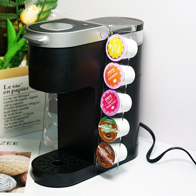 Dalinwell Acryl Kaffee Kapsel Halter Aufhängung für Keurig K-Mini und K Mini Plus, Transparent - Bild 1