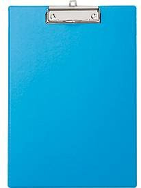 MAUL Klemmbrett DIN A4 mit Folienüberzug und Aufhängeöse, hellblau, B/T/H: 31,9 x 22,9 x 1,3 cm - Bild 1