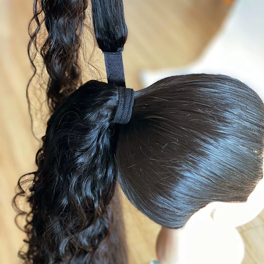 ZILING Haarverlängerung Wasserwelle, Remy Haar, 120g, Damen - Bild 4