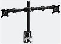 Iiyama DS1002C-B1 Verstellbarer Monitorarm für 2 Monitore in Schwarz für Bildschirmgrößen von 25,4 bis 76,2 cm - Bild 1