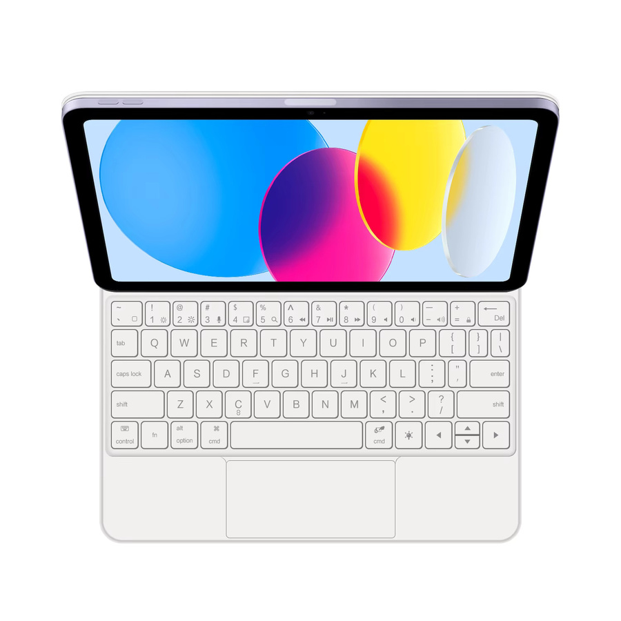 AJIUYU Magische Smart Tastatur Folio mit Hintergrundbeleuchtung für iPad 11 Zoll 11th Generation und iPad 10th Generation 2022, Multi-Touch Tastatur-Hülle - Bild 2