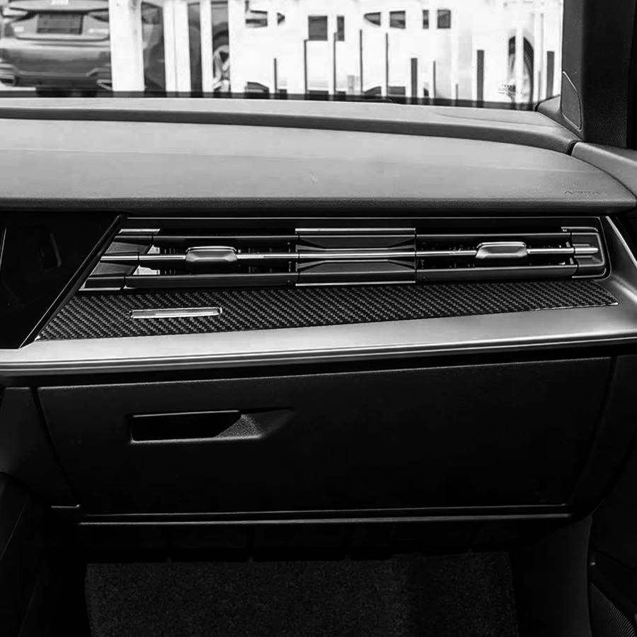 RRX CARBON Carbonfaser-Dekorationsset für Audi A3 S3 8Y 2021-2025 in Schwarz für Navigation, Schaltknauf, Getränkehalter und Türverkleidung - Bild 3