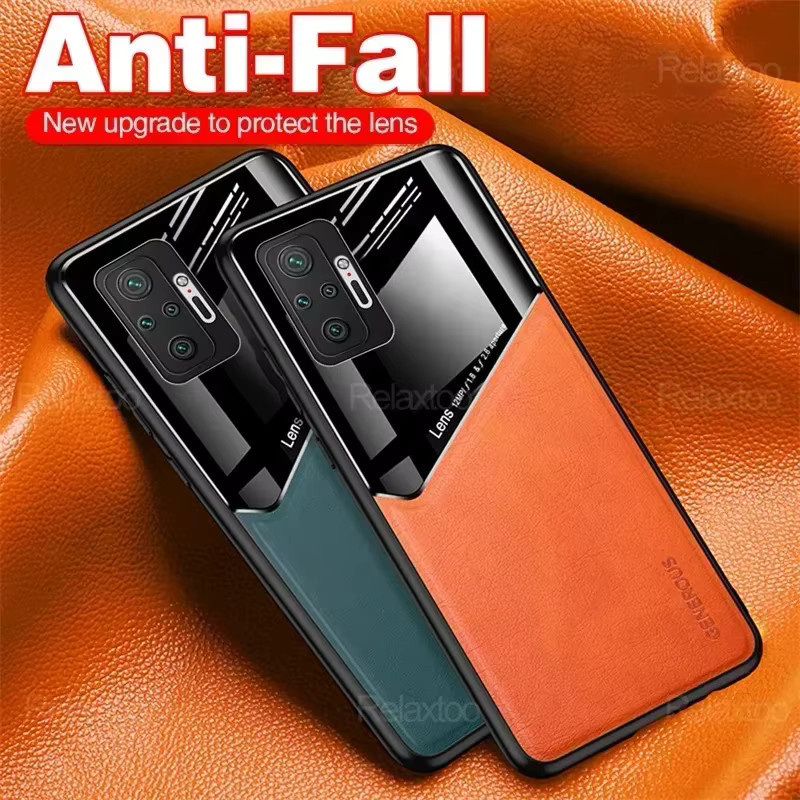 Luxus Leder Schutzhülle mit Magnetfunktion für Xiaomi Redmi Note 13 12 11 10 Pro Plus 5G 4G 12S 11S 10S 10T in Grün - Bild 2