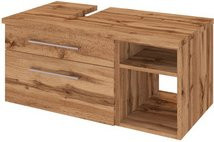 HELD MÖBEL Unterbecken-Set Davos in Bunt und Braun, B/H/T: 90 x 200 x 47 cm - Bild 1