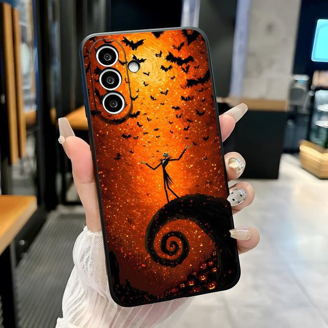 The Nightmare Before Christmas Handyhülle für Samsung Galaxy A-Serie, stoßfeste weiche Schutzhülle, Multicolor - Bild 1