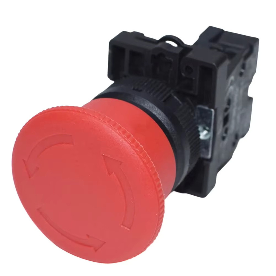 DAZZLEEX Exigent Stop Pilz-Drucktastenschalter XB2-ES442 mit Verriegelung, Rot, 22mm - Bild 2