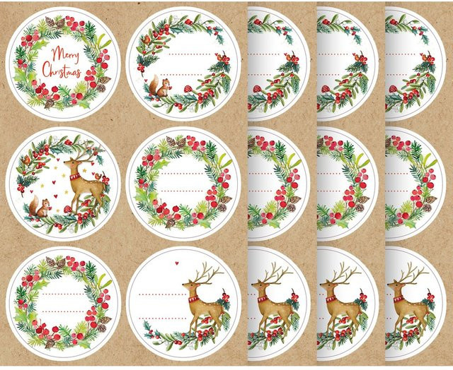 Sticker Natural Christmas - Bild 1
