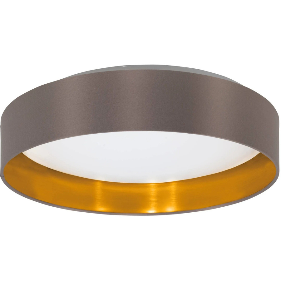 Eglo LED-Deckenleuchte Maserlo 2 in Gold und Beige, runde moderne Deckenlampe für Wohnzimmer, Schlafzimmer und Flur - Bild 2