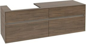 V&B Waschtischunterschrank Collaro mit LED-Beleuchtung, B/T/H: 160 x 54,8 x 50 cm - Bild 1