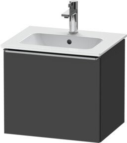 Duravit Waschtischunterschrank D-Neo in Graphit matt, B/T/H: 51 x 40,2 x 44 cm - Bild 1