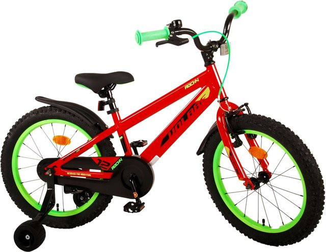 TPFSports Rocky Kinderfahrrad, 18 Zoll, Rot, Rücktritt + Handbremse - Bild 1