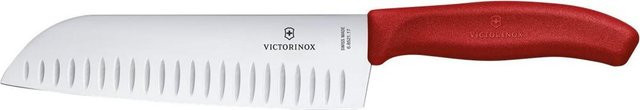 Victorinox Santoku Tischmesser aus Edelstahl in Rot - Bild 1