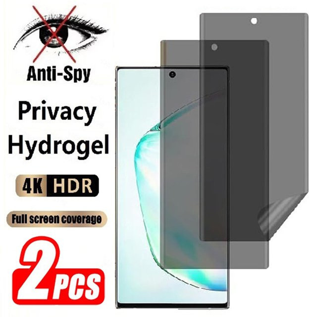 2er-Pack Motorola Hydrogel Displayschutz mit Privatsphäre-Funktion, transparent - Bild 1