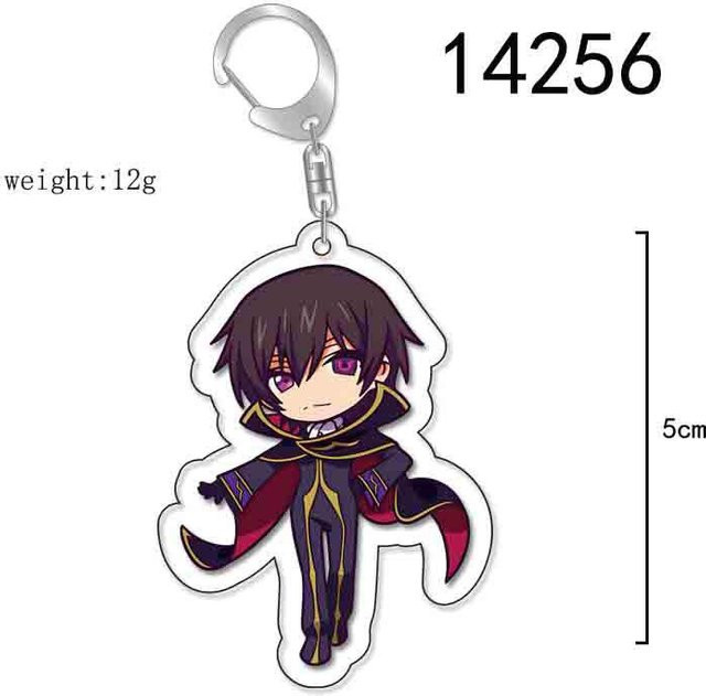 Code Geass Lelouch Acryl Schlüsselanhänger, Unisex, Gray - Bild 1