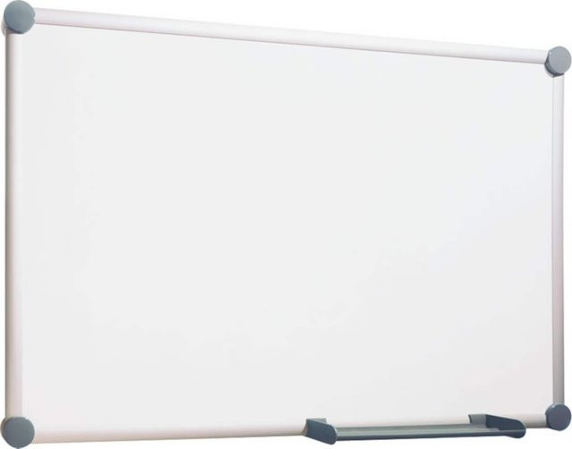 MAULpro Whiteboard Emaille Weiß mit Rahmen Platingrau B: 180 cm, H: 120 cm - Bild 1
