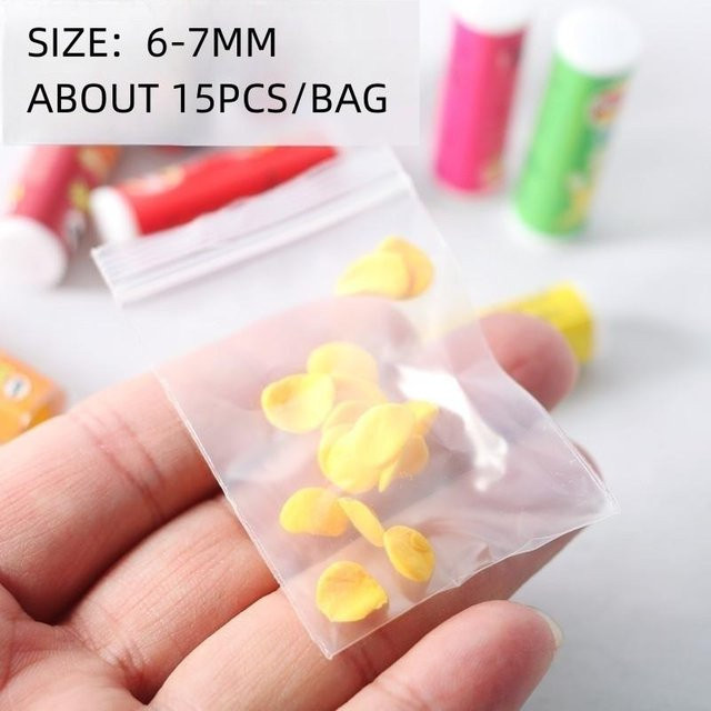 Barbie Miniatur Essen Kartoffelchips Flaschen, Küchenspielzeug, beige - Bild 1