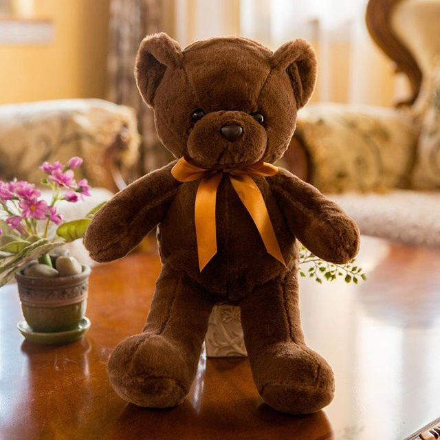 Joyful toys Zehnfarbige Teddybär-Puppe, Plüschtier, Bunt / Mehrfarbig, Braun - Bild 1