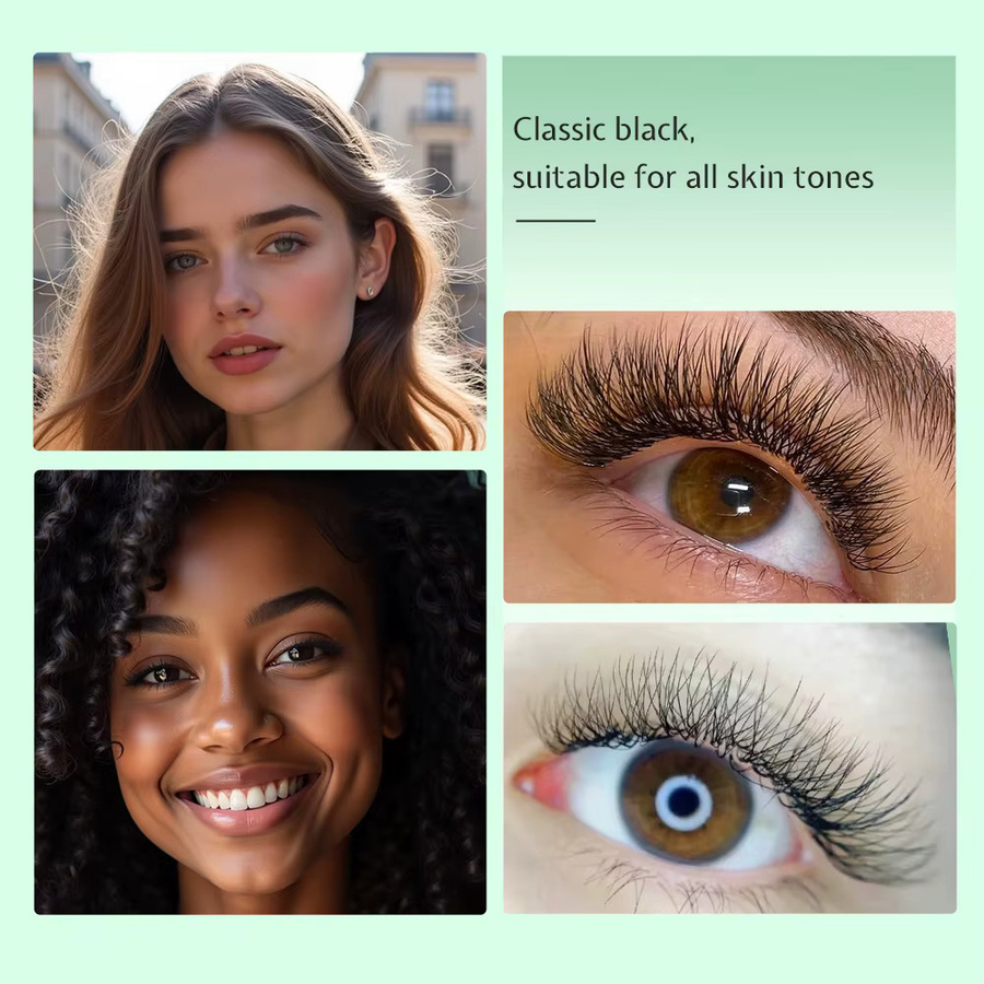 Yelix Narrow 3D W Shape Lashes, Volumen-Wimpernverlängerungen, Classic black - Bild 3